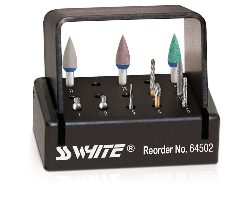 SS White CAD/CAM Preparation & Finishing Kit | SurgiMac Dental Supply