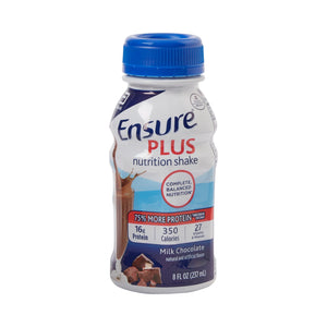 Oral Supplement Ensure Plus Nutrition Shake Milk Chocolate Flavor Liquid 57266-1