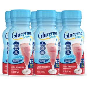 Oral Supplement Glucerna Original Shake Creamy Strawberry Flavor Liquid 8 oz. Bottle 57807-2