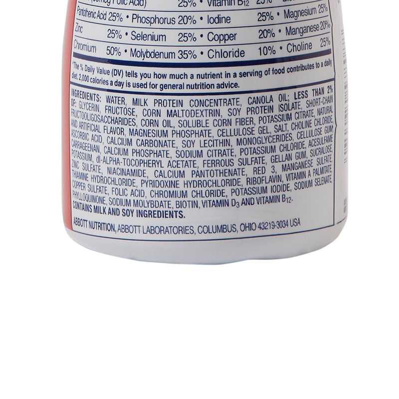 Oral Supplement Glucerna Original Shake Creamy Strawberry Flavor Liquid 8 oz. Bottle 57807-2
