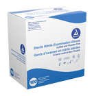 Dynarex Sterile Nitrile Examination Gloves Powder Free Singles Medium 8 Count (Medium)