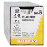Absorbable Suture with Needle Plain Gut P-3 3/8 Circle Precision Reverse Cutting Needle Size 4 - 0 | SurgiMac Dental Supply