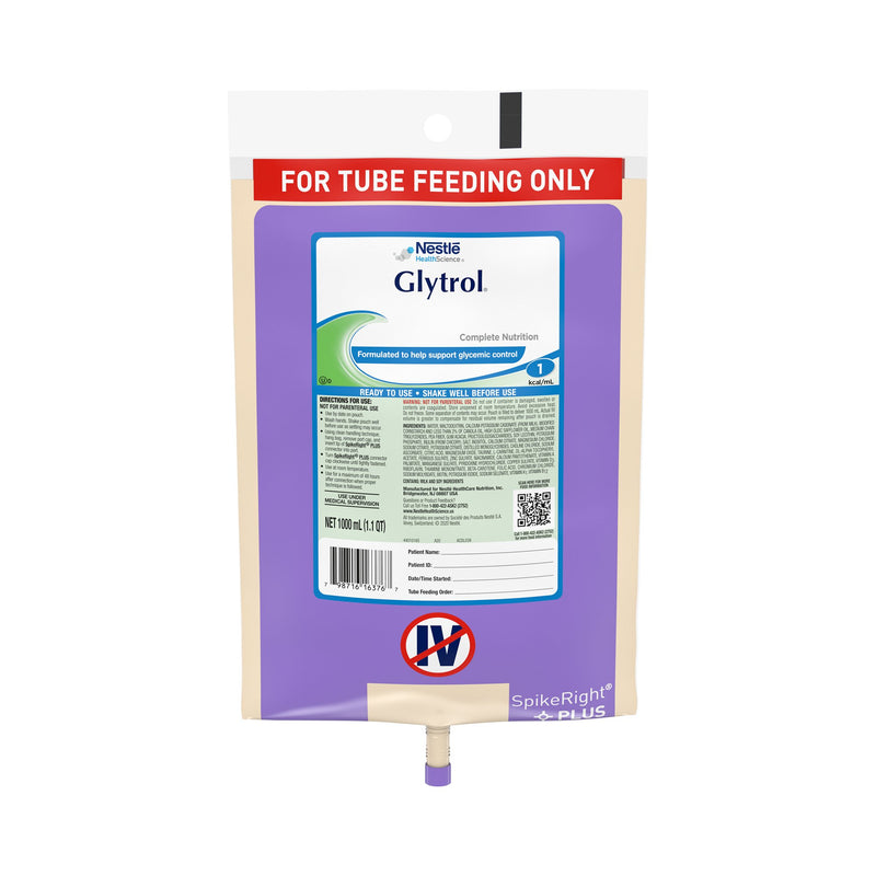 Tube Feeding Formula Glytrol Unflavored Liquid 10798716223901