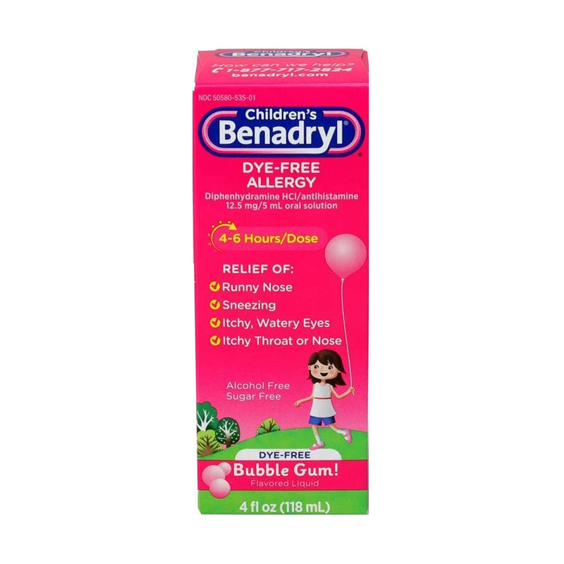 Children's Allergy Relief Children's Benadry 12.5 mg Strength Liquid 50580053501