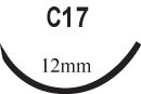 Absorbable Suture with Needle LOOK Plain Gut C17 3/8 Circle Reverse Cutting Needle Size 5 - 0 | 535B | Corza Medical | SurgiMac