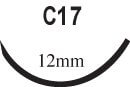 Absorbable Suture with Needle LOOK Plain Gut C17 3/8 Circle Reverse Cutting Needle Size 5 - 0 535B