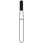 Alpen FG #1557 Round End Cross Cut Fissure Carbide Bur, Package of 100 Burs | SurgiMac Dental Supply