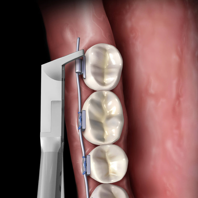Hu-Friedy Slim Flush Cut and Hold Distal End Cutter, Long Handle | SurgiMac Dental Supply
