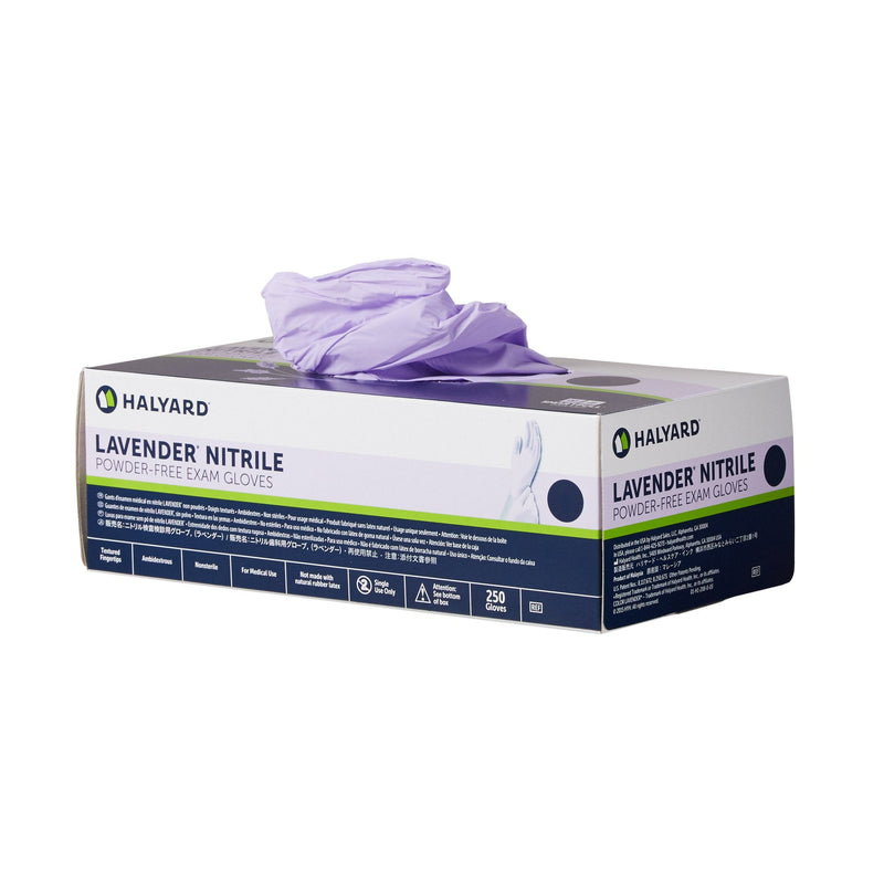 Halyard Lavender Nitrile Exam Gloves: 2500/CS. 52816