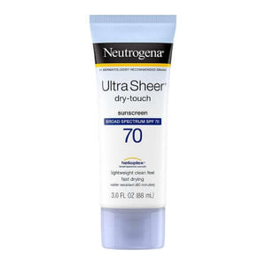 Sunblock Neutrogena Ultra Sheer SPF 70 Lotion 3 oz. Tube 10086800687709-1