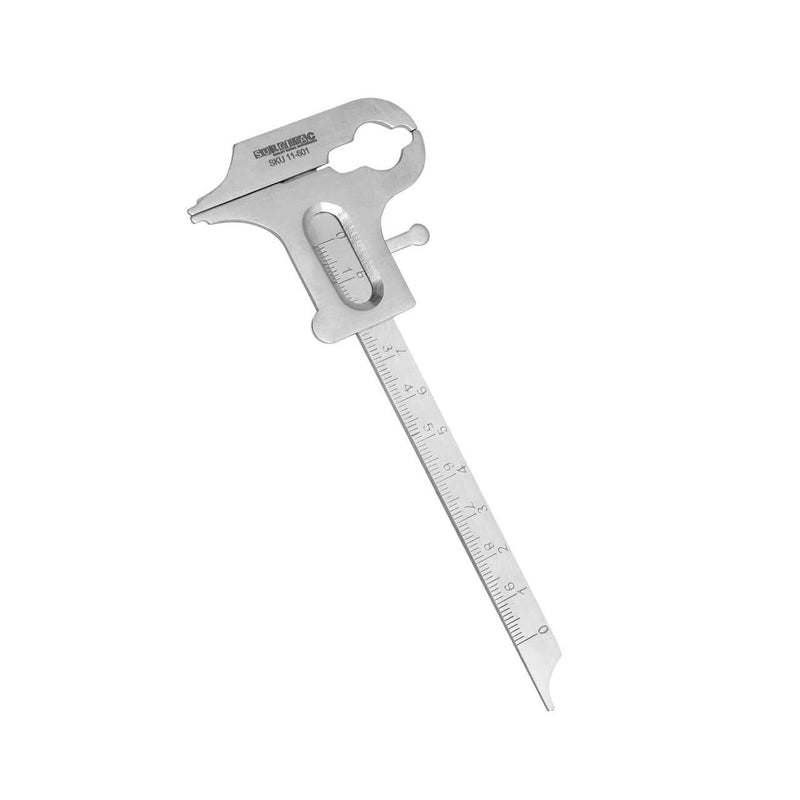 SurgiMac Boley Gauge, Ortho Style with 1-100 mm Measuring Range, Stainless Steel, Eco Series, 1/Pk | SurgiMac Dental Supply