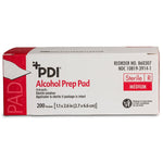 PDI Alcohol Prep Pad, Sterile, Medium, 1.1" x 2.6" (pad size), 200/Box