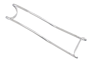 Miltex 5.5" Stainless Steel Lip Retractor, Double End 25 mm and 36 mm wide | SurgiMac Dental Supply