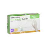 SurgiMac Latex Exam Gloves, White, MacTouch