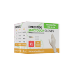 SurgiMac Latex Exam Gloves, White, MacTouch