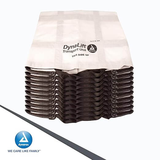 Dynarex DynaLift Portable Transport Unit - Waterproof & Durable Patient Transport Equipment with 14 Handles - Carries up to 1500 lbs - White, Case of 10 | SurgiMac Dental Supply