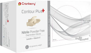 CONTOUR PLUS® Nitrile Powder Free Exam Gloves M - CR3227 | SurgiMac Dental Supply