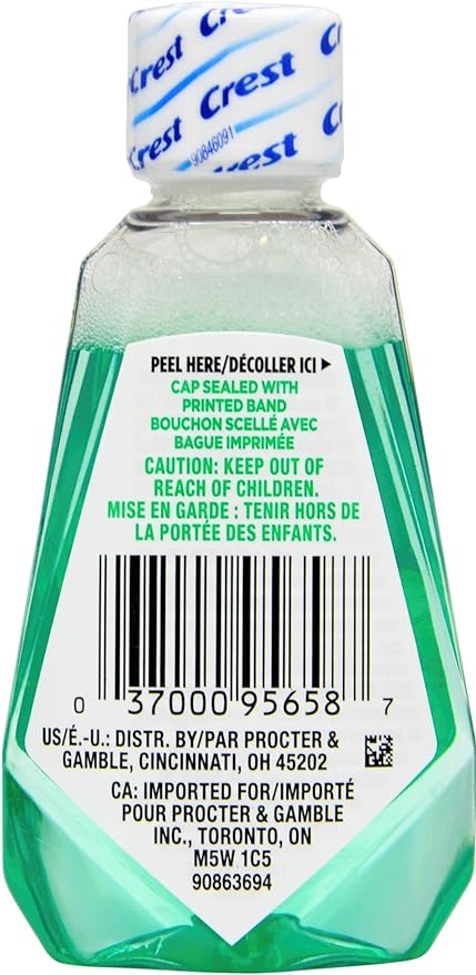 Procter & Gamble | Scope Mouthwash, Original Mint Flavor. Case Of 48 - 36 Ml Bottles | 80327729