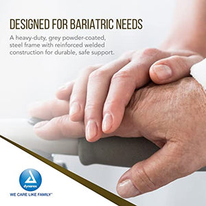 Dynarex Elongated Folding Bedside Commode 10373