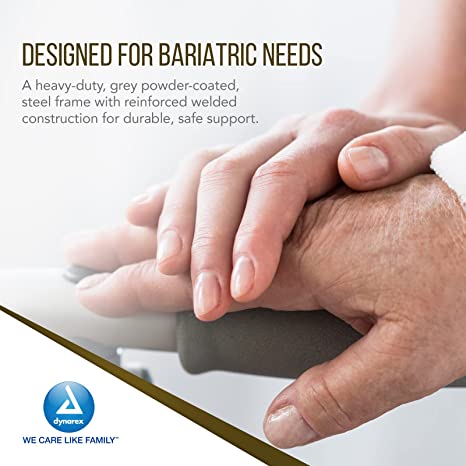 Steel Folding Bedside Commode, 17.5