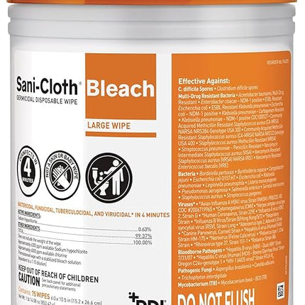 Sani-Cloth Bleach Surface Disinfectant Cleaner by PDI