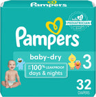 Procter & Gamble | Pampers Baby Dry Diapers, Size 3, 32/pk, 4pk/cs | 3700097077