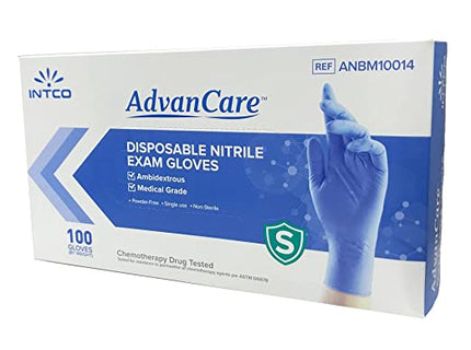 AdvanCare Nitrile Exam Gloves | ANBM10014 | | Nitrile Exam Gloves | Intco | SurgiMac