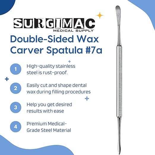 SurgiMac | 7 Wax Spatula for Porcelain and Modelling Carver by SurgiMac | 13-1111