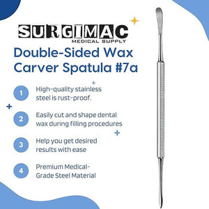 7 Wax Spatula for Porcelain and Modelling Carver by SurgiMac 13-1111
