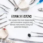 SurgiMac #45 Cryer Elevator, Right, Small, Gold Tips, Stainless Steel, Air Series, 1/pk | SurgiMac Dental Supply