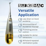 Cryer #44 and #45 Root Elevators, Gold - Set of Left & Right, Stainless Steel, Air Series 12-1944