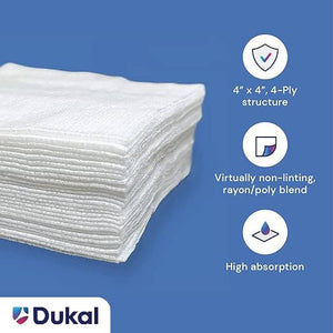 Clinisorb Non-Woven Sponge, 2" x 2", 4-Ply, Non-Sterile, 200/bg, 20 bg/cs | SurgiMac Dental Supply