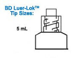 BD General Purpose 10 mL Luer-Lok Tip Syringe Sterile Disposable Flat Top Style Without Safety 309646-1