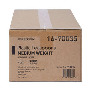 Spoon McKesson General Purpose White Polypropylene | SurgiMac Dental Supply