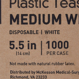 Spoon McKesson General Purpose White Polypropylene | SurgiMac Dental Supply