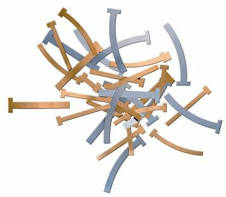 T-Bands Brass, Curved/Narrow .002