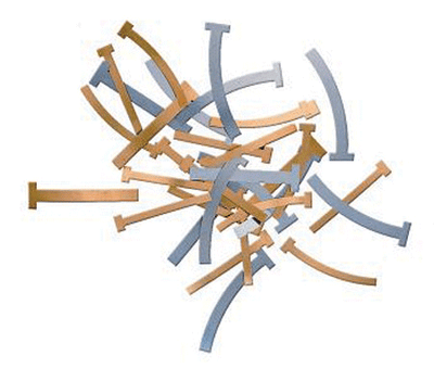 T-Bands Brass, Straight/Wide .002" / 0.05 mm thick Matrix Bands BTBS/W