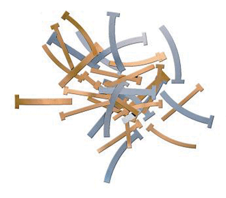 T-Bands Brass, Straight/Wide .002