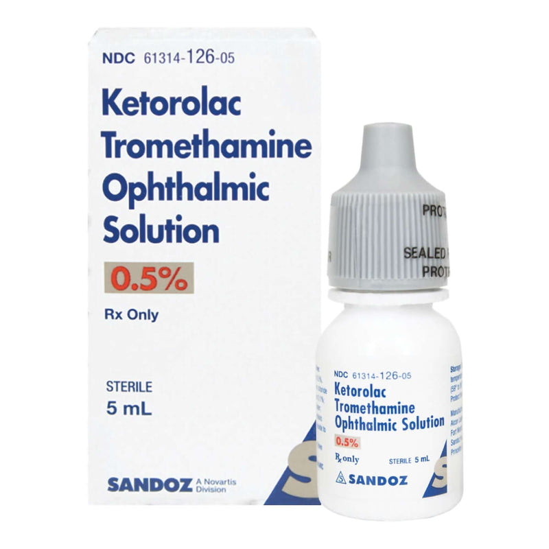 Ketorolac Tromethamine 0.5% Drops Dropper Bottle 61314012605