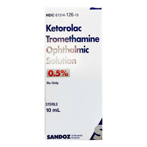 Ketorolac Tromethamine 0.5% Drops Dropper Bottle 61314012610
