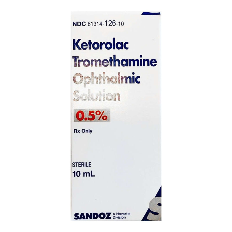 Ketorolac Tromethamine 0.5% Drops Dropper Bottle 61314012610