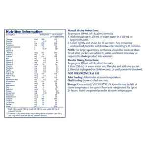 Oral Supplement Vivonex Plus Unflavored Powder 07129800-1