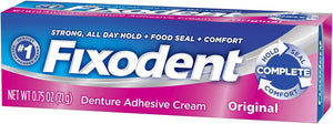 Fixodent Denture Adhesive, Original, .75 oz, 24/cs 7666030037-1