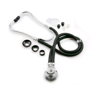 Sprague Stethoscope McKesson Black 2-Tube 16 Inch Tube Double Sided Chestpiece | SurgiMac Dental Supply