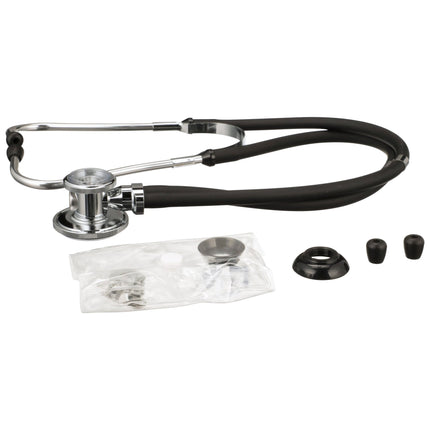 Sprague Stethoscope McKesson Black 2-Tube 16 Inch Tube Double Sided Chestpiece