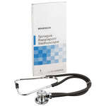 Sprague Stethoscope McKesson Black 2-Tube 16 Inch Tube Double Sided Chestpiece | SurgiMac Dental Supply