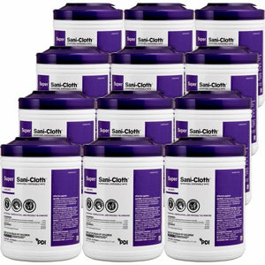 PDI Sani Wipes, Large Super Sani Cloth Disinfectant Wipes: Powerful Sani Cloth Wipes Kill 99.9% of Germs Q55172 Q55172