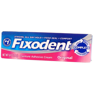 Fixodent Denture Adhesive, Original, 1.4 oz, 24/cs 7666030038-1