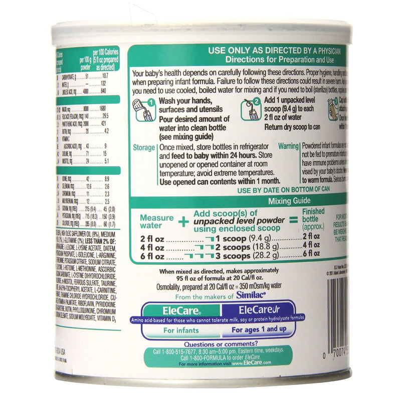 Infant Formula EleCare 55251-1