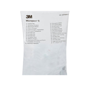 Medical Tape 3M Micropore S Blue 2 Inch X 1-1/2 Yard Silicone NonSterile 2770S-2
